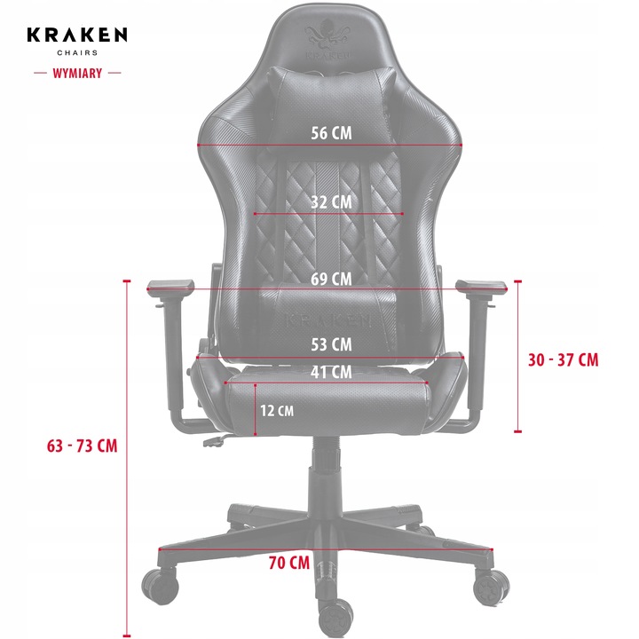 Fotel Gamingowy Biurowy Obrotowy Kubełkowy Krzesło Biurowe Czarny
