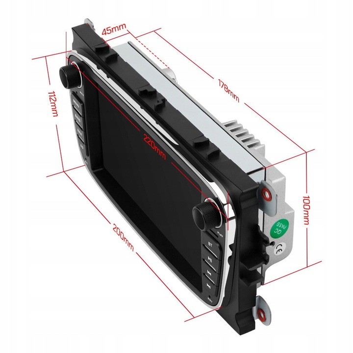 RADIO 7" DO FORD MONDEO FOCUS ANDROID CANBUS