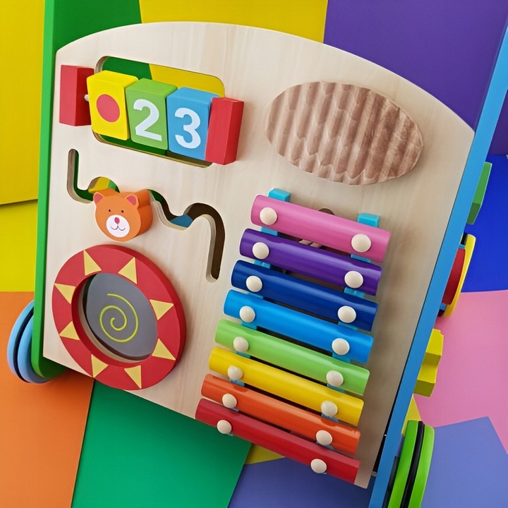 JEZDZIK PCHACZ CHODZIK DREWNIANY SORTER PREZENT NA MIKOŁAJA ROCZEK ZABAWKA