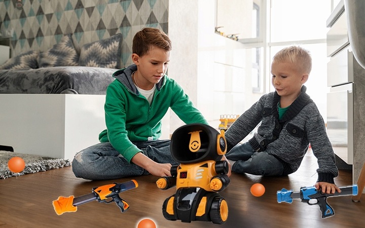 Zabawka Dla Dzieci Strzelanie do Celu Robot Roboschoot Licznik Punktów