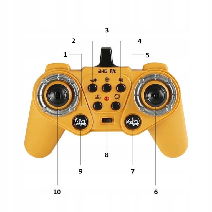 ZDALNIE STEROWANY POJAZD RC NA PILOTA WÓZEK WIDŁOWY AUTO SAMOCHÓD WOOPIE