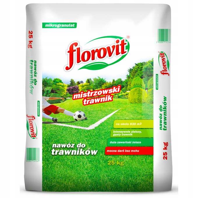 Florovit do trawników 25 kg Mistrzowski trawnik