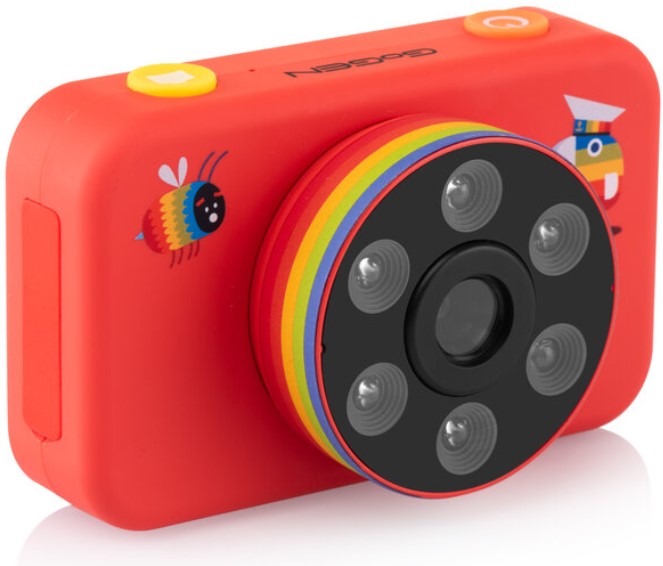 Aparat cyfrowy foto dla dzieci GoGEN DECKOFOTOR czerwony