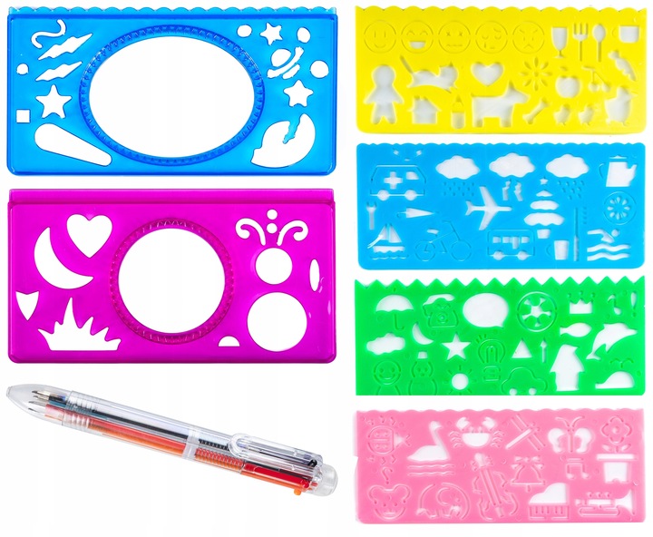 Spirograf Zestaw Do Rysowania 3D Dla Dzieci Szablony Gratis Kreatywna