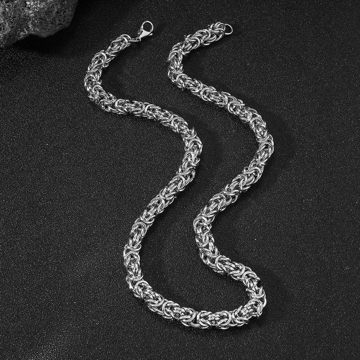 GRUBY Łańcuszek SREBRNY Męski 8mm Królewski Łańcuch DIAMENTOWANY + GRATIS