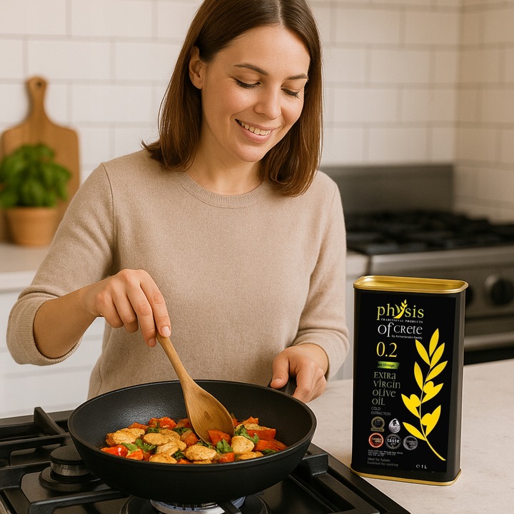 OLIWA Z OLIWEK 1L EXTRA VIRGIN GRECKA W PUSZCE PHYSIS OF CRETE 0.2% ŚWIEŻA