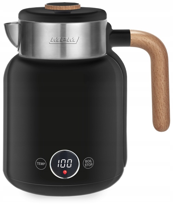 Czajnik elektryczny podwójne ścianki czarny 2200W MPM MCZ-128/C