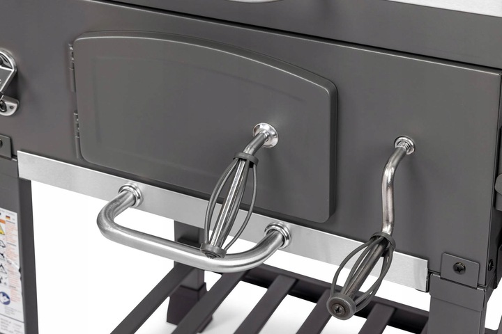 Grill Węglowy Activa Mastercook Angular Ruszt Żeliwny 57,5 x 42,0 cm