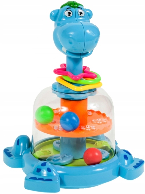 BĄCZEK INTERAKTYWNY SPINNER HIPCIO KARUZELKA Z KULECZKAMI DZIECI NA ROCZEK