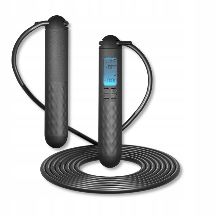 Skakanka z kulkami licznikiem LED regulacją i linką 280cm