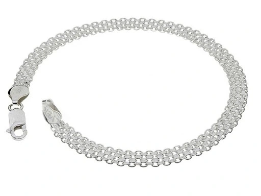 BRANSOLETKA SREBRNA DAMSKA 925 ŚLICZNA ELEGANCKA + GRAWER GRATIS SREBRO 925