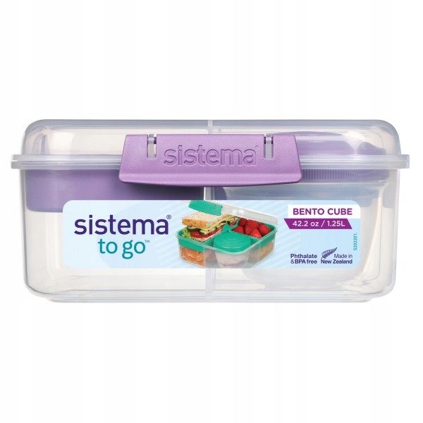 SISTEMA Śniadaniówka Pojemnik na lunch Bento Cube 1,25l 4 kolory