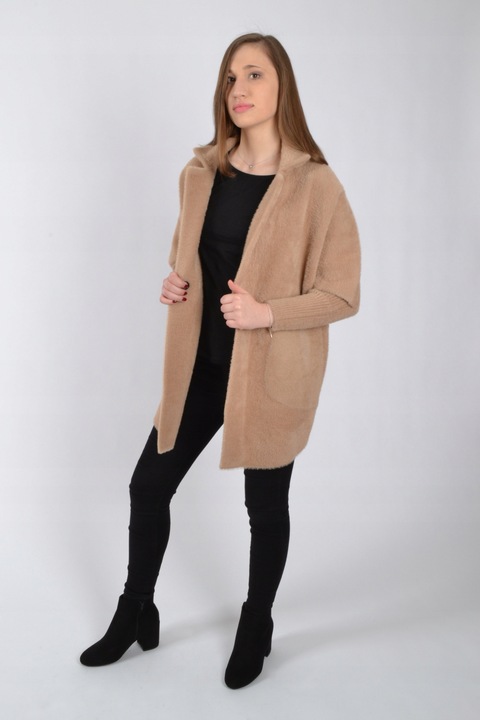 Płaszczyk ALPAKA oversize size plus DUŻY ROZMIAR