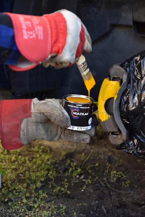 Farba lakier do zacisków hamulcowych RAL 7015 mat