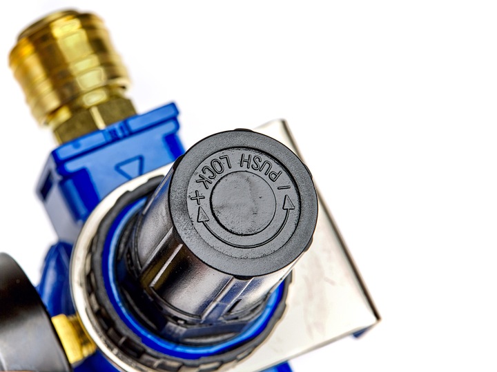 REDUKTOR CIŚNIENIA FILTR POWIETRZA ODWADNIACZ REGULATOR 1/2 10BAR KOMPRESOR