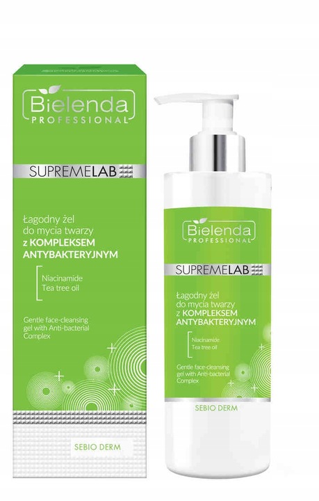 Bielenda Professional SupremeLab Sebio Derm Łagodny Żel do Twarzy 190ml