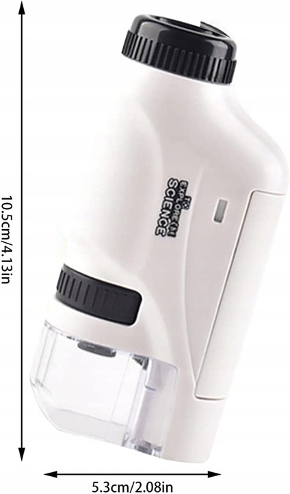 Handheld Mały Przenośny Mikroskop 60x - 120x