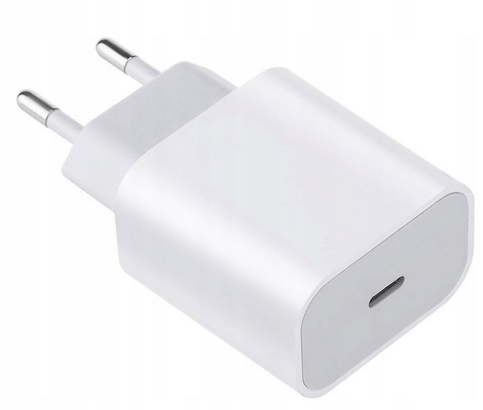 SZYBKA ŁADOWARKA KOSTKA TYP-C 20W +KABEL DO IPHONE