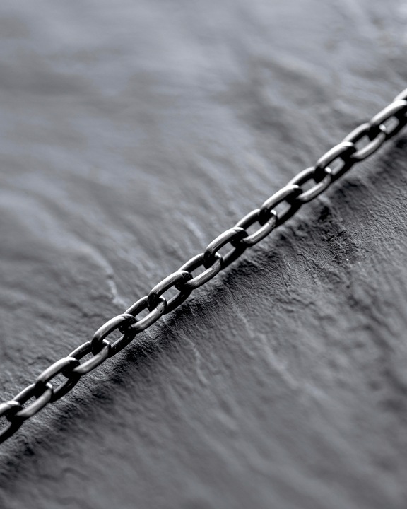 ŁAŃCUSZEK SREBRNY MĘSKI 925 NASZYJNIK - splot KOTWICZNY 55