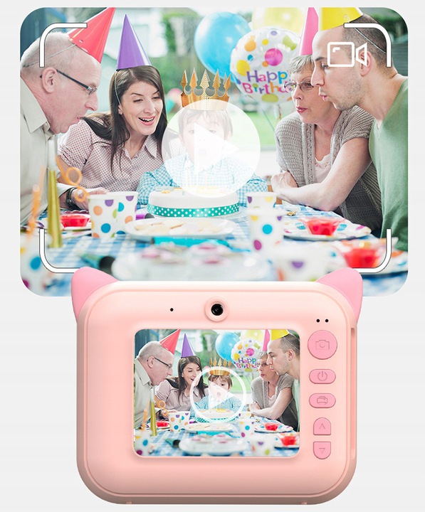 Dziecka APARAT CYFROWY NATCHMIASTOWY Z DRUKARKĄ