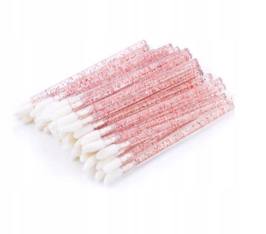 APLIKATOR DO PYŁKÓW BROKATOWY 50 szt.