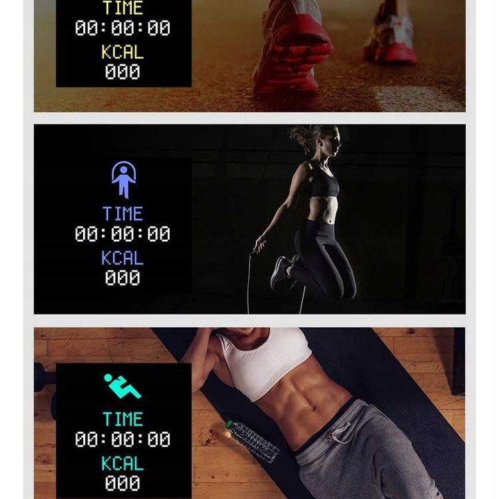 SMARTWATCH ZEGAREK KROKI PULSOKSYMETR TĘTNO FIT PL