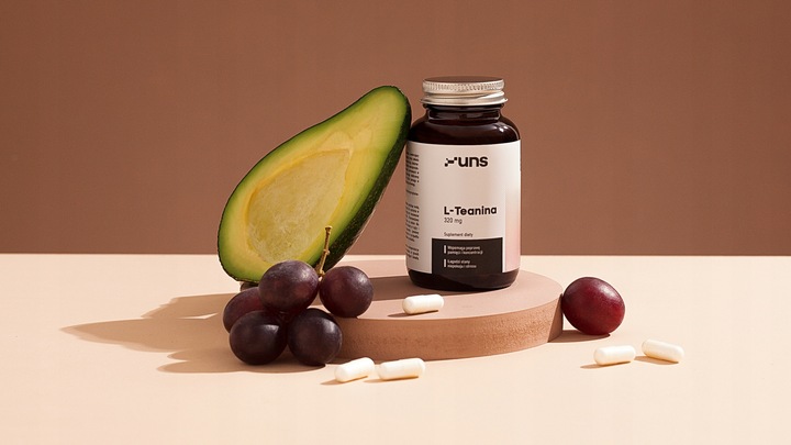 UNS L-Teanina 320 mg 60 vege kaps. KONCENTRACJA
