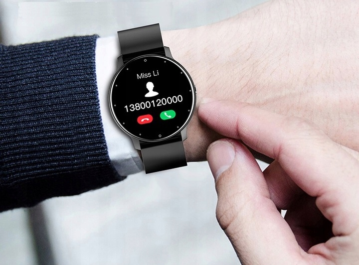 Zegarek męski MK-Tech SMARTWATCH krokomierz pulsometr czarny