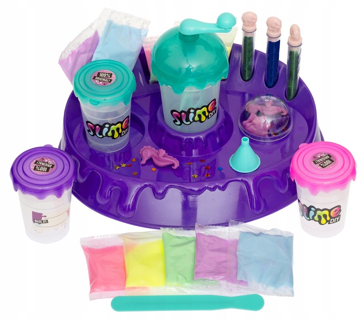 FABRYKA SO SLIME DIY DUŻY ZESTAW MIKSER DO ROBIENIA GLUTÓW DZIECI SLIMÓW