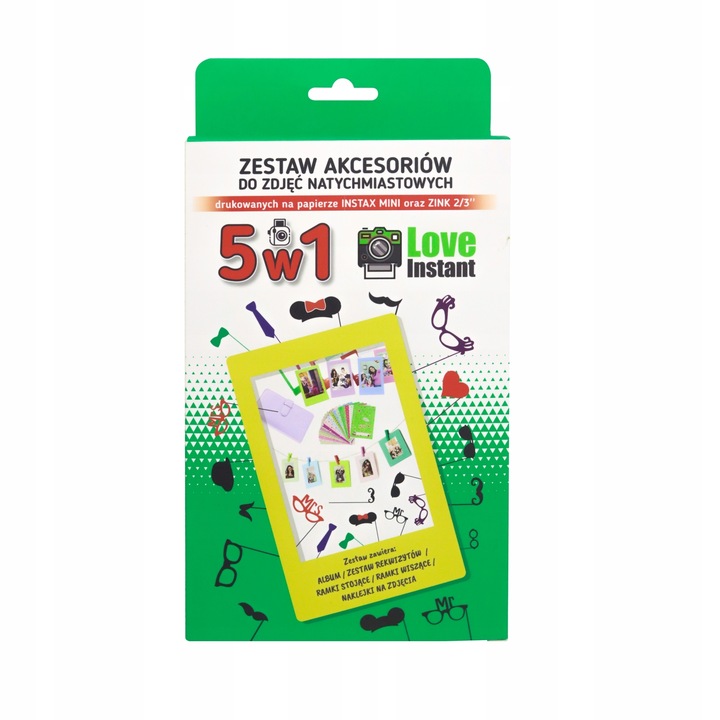 ZESTAW 5w1 Akcesoria do FUJI INSTAX Mini 12 11 40 8 7s EVO LiPlay Link 2 SE