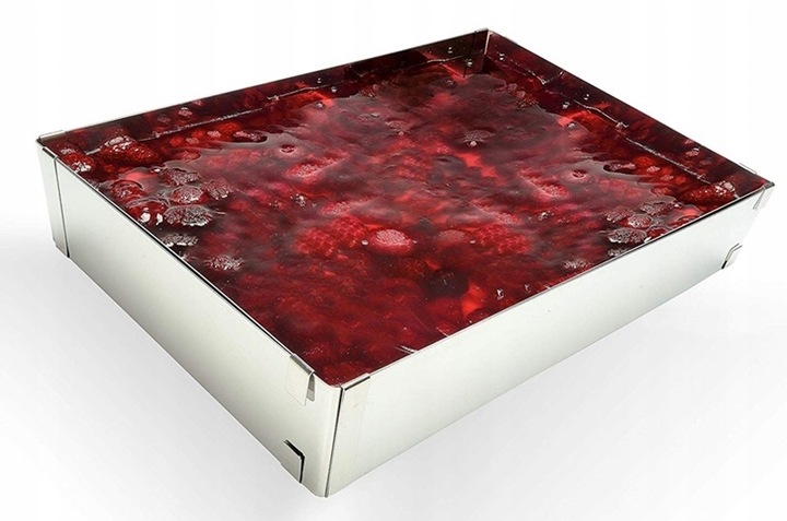 RANT BLACHA FORMA REGULOWANA DO PIECZENIA CIASTA BISZKOPTU 15H 38x46cm