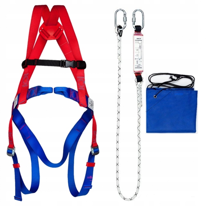 ZESTAW SZELKI BEZPIECZEŃSTWA AMORTYZATOR BASIC 02+ rozm.L-XXL