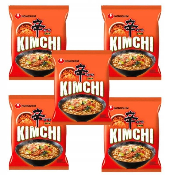 Zupka instant Ramyun zupa Kimchi zestaw 5x120g