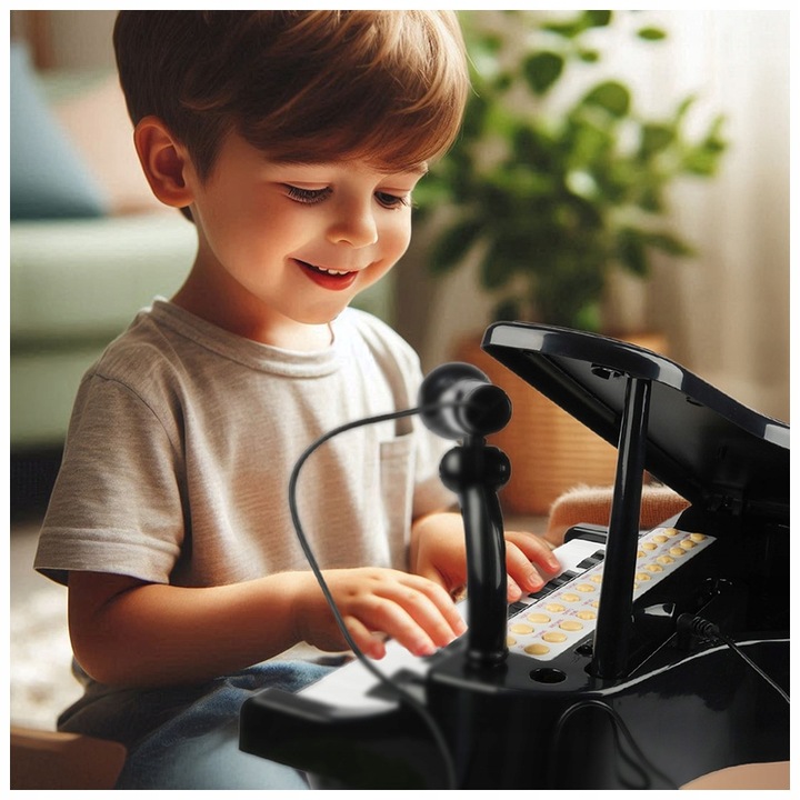 PIANINO ORGANY KEYBOARD DLA DZIECI KRZESEŁKO MIKROFON KARAOKE TRZY KOLORY