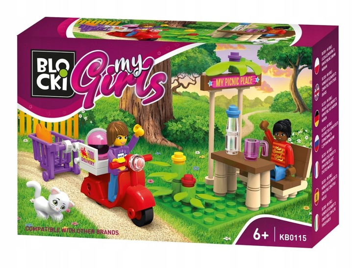 Klocki Blocki MyGirls 73 elementy Letni piknik KB0115
