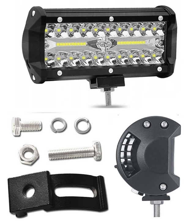 Lampa Robocza LED BAR 120W Halogen Reflektor Naświetlacz Do Ciągnika Mocny