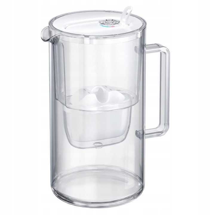 Dzbanek szklany filtrujący do wody Aquaphor Glass biały 7 filtrów Maxfor Mg