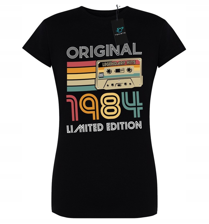 KOSZULKA URODZINOWA DAMSKA URODZINY 30 40 50 LAT DOWOLNY WIEK PREZENT XXL