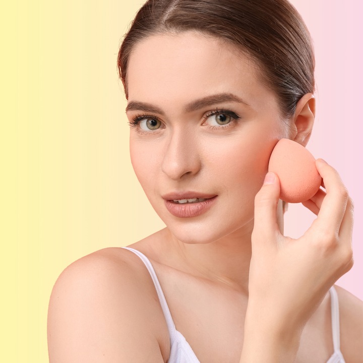 BLEND IT Gąbka do makijażu MARBLE PINK SUNSET