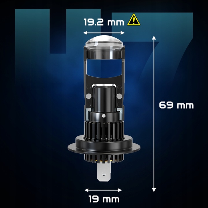 ŻARÓWKI LED H7 XSTORM LX 6000K SOCZEWKA IDEALNE ODCIĘCIE MIJANIA KRÓTKIE