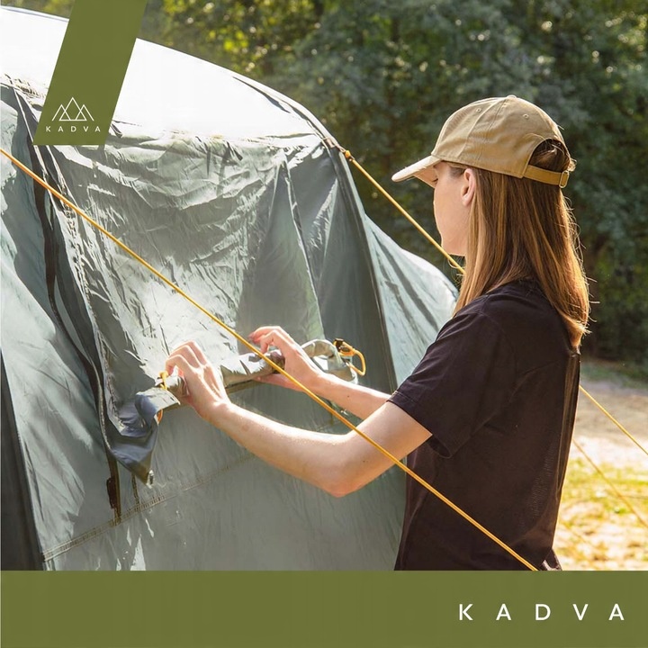 Krzesło turystyczne KADVA CAMPchair 3.0 zielony OS Aluminiowa Rama