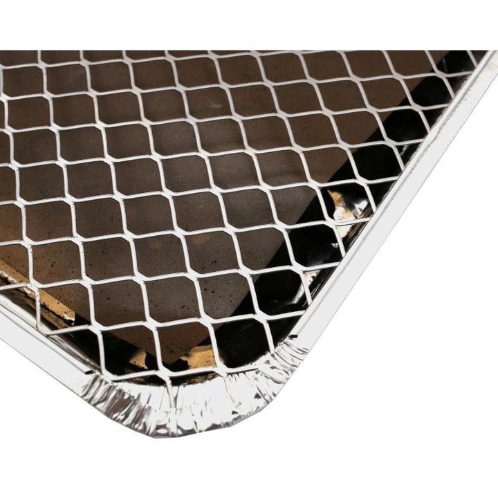 Grill turystyczny jednorazowy z węglem i podpałką - 3szt