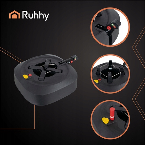 Stojak pod choinkę samozaciskowy, stabilna podstawka do żywej choinki Ruhhy