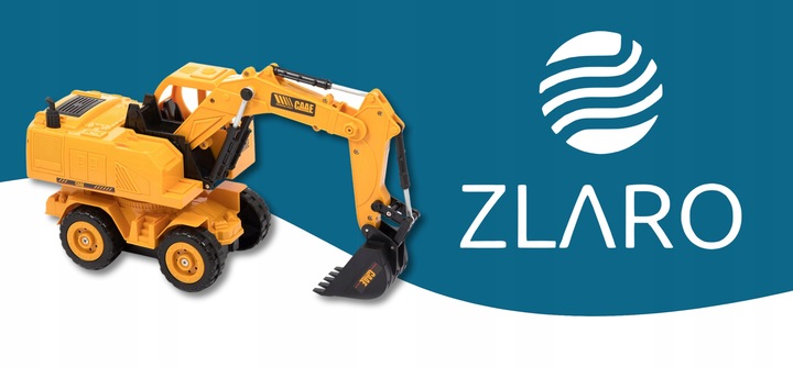 Zdalnie sterowana koparka dla dzieci jeżdżąca plac budowy PILOT Mocna RC