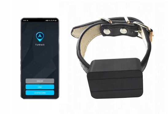 OBROŻA LOKALIZATOR GPS 1200mAh DLA ZWIERZĄT PSA KOT SOS APP BEZ ABONAMENTU