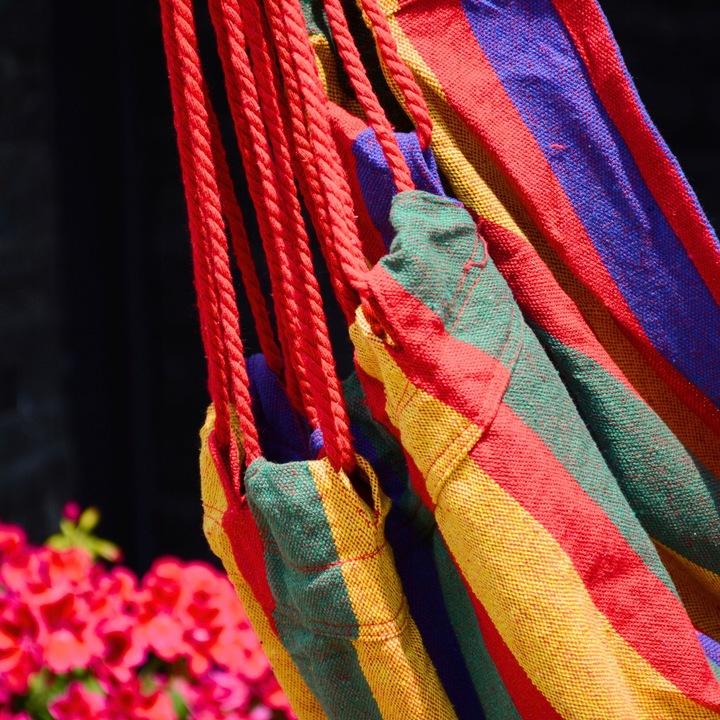 HAMAK KRZESŁO BRAZYLIJSKIE HUŚTAWKA BOHO FOTEL WISZĄCY OGRODOWY Z DRĄŻKIEM