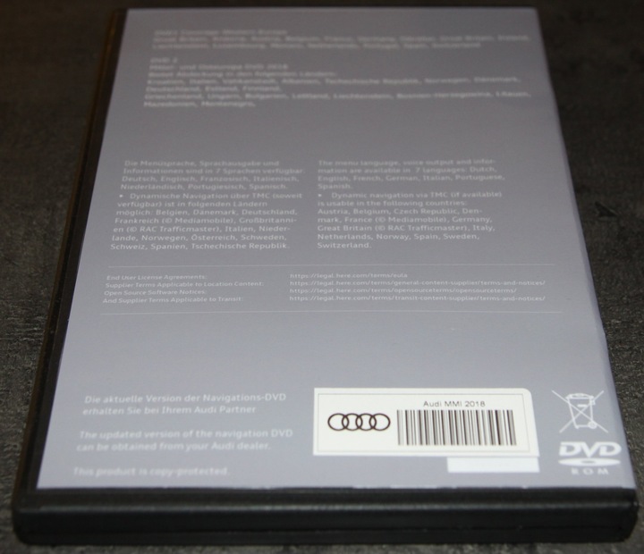 MAPA 2018 AUDI MMI 2G A4 A5 A6 A8 Q7 - NAJNOWSZA!