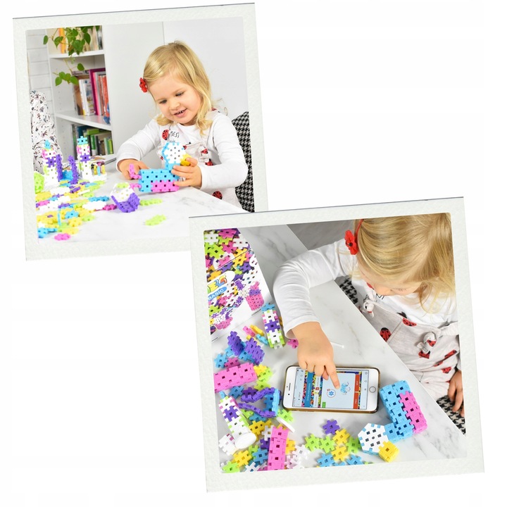 KLOCKI KONSTRUKCYJNE MELI BASIC CONSTRUCTOR PINK SET ZESTAW UZUPEŁNIAJĄCY