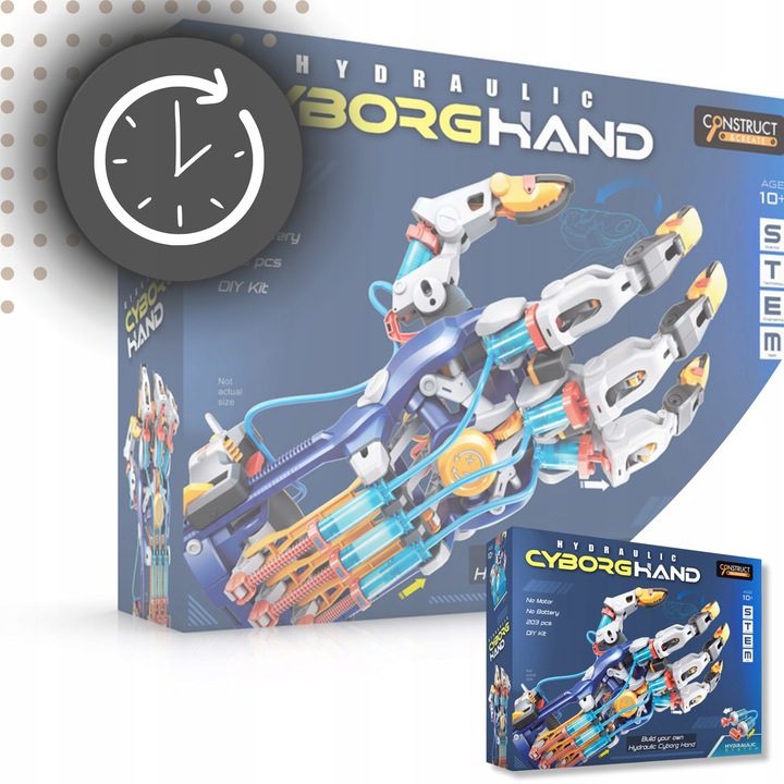 Zabawki Dla Dzieci Interaktywne Edukacyjne Robot Hydrauliczna Ręka Cyborga