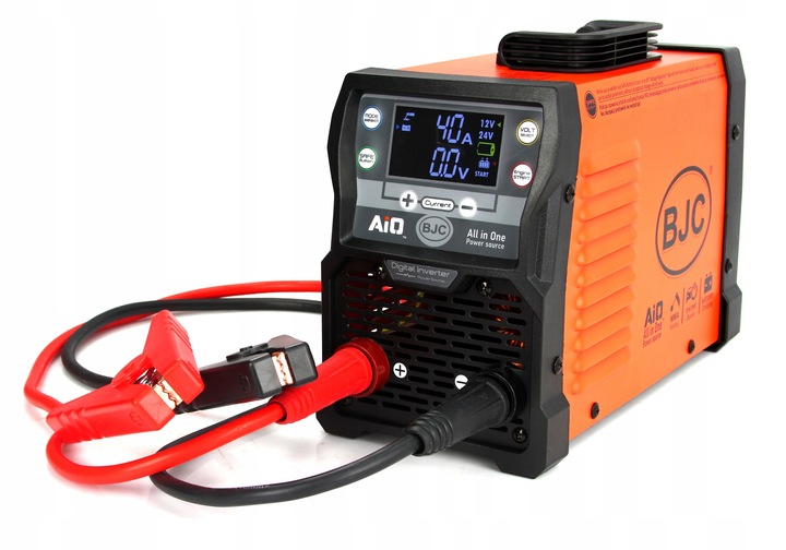 Prostownik + Rozruch + Spawarka INWERTEROWA BJC AiO + elektrody i kable